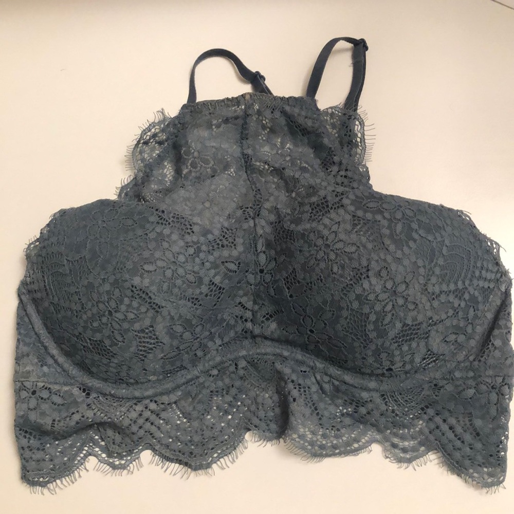 PINK Bralette Lace SMALL